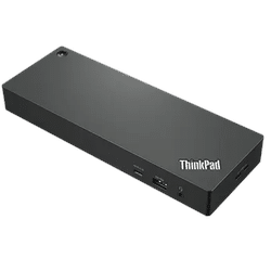 Lenovo ThinkPad Thunderbolt 4 Workstation Dock, Black/Red