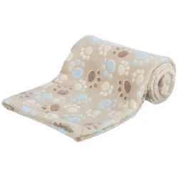 TRIXIE Tierdecke Decke Laslo beige für Katzen beige 70 cm x 100 cm