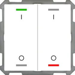 MDT technologies Taster Light 63 2-fach RGBW, Studiows, glä BE-TAL6302.B1