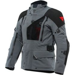 Dainese Hekla Absoluteshell Pro 20K D-Dry Motorrad Textiljacke, schwarz-grau, Größe 56