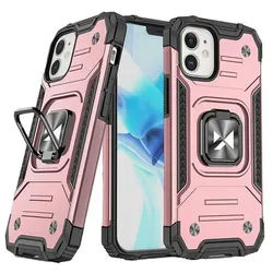 Ring Armor iPhone 14 case armored cover magnetic holder ring gold