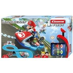 Carrera First Mario Kart Rennbahn - Mario vs. Yoshi - Offizielle Mario Kart Lizenz, 2,4m Strecke