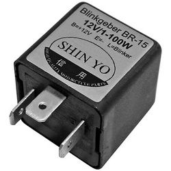 SHIN YO Blinkrelais SY-02, 3polig, 12 VDC, 1-100 Watt