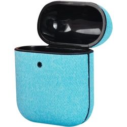 TERRATEC Air Box - Tasche für Kopfhöhrer - Polycarbonat - Fabric Blue - für Apple AirPods (1. Generation, 2. Generation)