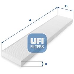 UFI Pollenfilter für Seat Alhambra Ford Galaxy I VW Sharan