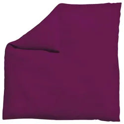 Schlafgut Bettdeckenbezug , Violett , Textil , Uni , 200x200 cm , Textiles Vertrauen - Oeko-Tex®, AZO-frei, Bsci, Oeko-Tex® Standard 100, Oeko-Tex® Made IN Green , pflegeleicht, atmungsaktiv, bügelleicht, schadstoffgeprüft, weiche und anschmiegsame Oberfläche, bio , Heimtextilien, Bettwäsche & Leintücher, Bettwäsche, Jersey-bettwäsche