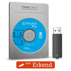 Pixel-Tech IdPhotos Pro Paßbild Software auf Dongle, Drucker Zubehör
