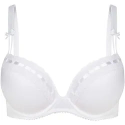Dirndl-BH SUSA "Push Up Dirndl BH Wiesn Zauber", Damen, Gr. 90, Cup D, weiß, Stoff, Obermaterial: 80% Polyamid PA. 10% Elasthan EL. 10% Baumwolle CO., BHs Dirndl-BH