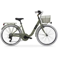 MBM Citybike PEOPLE Lady 26 Zoll, oliv