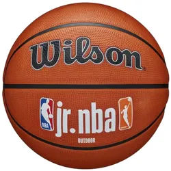 Wilson Jr NBA Fam Logo Authentischer Outdoor-Ball, Unisex-Basketball in Orange