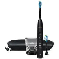 Philips Elektrische Zahnbürste Sonicare DiamondClean 9000 HX9913/18 Schallzahnbürste mit App Schwarz