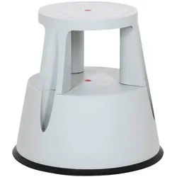 Mid.you Tritthocker , Hellgrau , Kunststoff , 48x43x48 cm , rutschfeste Trittfläche , Pflegen, Babytoilette, Tritthocker & Sonstiges