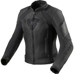 Revit Xena 3 Damen Motorrad Lederjacke, schwarz, Größe 40