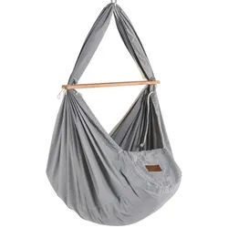 Schmusewolke Federwiege , Grau , Holz, Metall, Textil , Buche , 30x147x137 cm , wendbar,Deckenmontage möglich, Feder mit Sicherheitsseil , Baby & Kindermöbel, Babyzimmer, Babybetten, Stubenwagen & Babywiegen