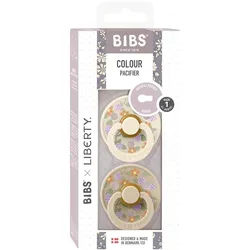 Bibs® Liberty Sauger Größe 1 (ab 0 Monaten) Garden Strawberry Ivory