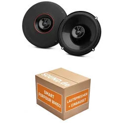 JUST SOUND best choice for caraudio Lautsprecher Boxen Einbauset JBL Club3 64 Smart Forfour W453 Auto-Lautsprecher (60 W) schwarz