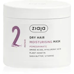 Ziaja Plant Essentials Pomegranate feuchtigkeitsspendende Maske für die Haare für trockenes Haar 350 ml