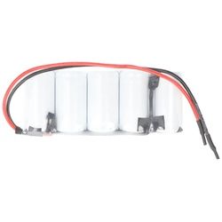 Notbeleuchtungs-Akku F1x5 Saft VNT SC mit Kabel 10cm mit offener Litze 6V, 1600mAh