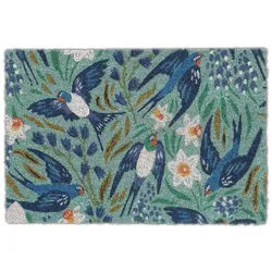 Relaxdays FUßMATTE , Textil, Kunststoff , 60x40 cm , Teppiche und Böden, Schmutzfangmatten, Fußmatten