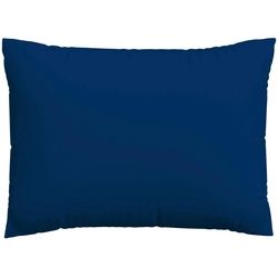 Schlafgut Kissenhülle , Dunkelblau , Textil , Uni , 40x60 cm , Grüner Punkt, AZO-frei, Oeko-Tex® Made IN Green , bügelleicht, bügelfrei, hochwertige Qualität, formstabil, langlebig , Heimtextilien, Bezüge, Kissenbezüge