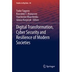 Digital Transformation, Cyber Security And Resilience Of Modern Societies, Kartoniert (TB)
