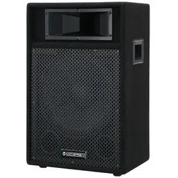 McGrey PA-112 12/2 DJ PA passive Box Party-Lautsprecher (N/A, 75 W, Trapezform - 2-Wege 12" Speaker und 2" Piezo-Hochtöner) schwarz