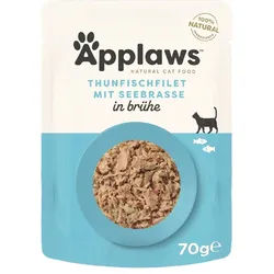 Applaws mit Thunfischfilets & Brasse | 12x 70g Portionsbeutel