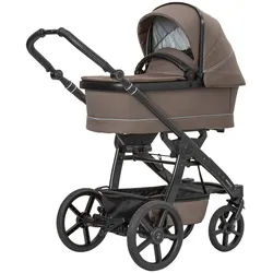 Hartan Kinderwagenset , Cappuccino , Textil , 3-teilig , 58.5x115x102 cm , Made in Europe, Made in EU, Made in Germany, Grüner Punkt, EN 1888, UV 50+, AZO-frei , Federung, kugelgelagerte Räder, Verdeckung abnehmbar, 5-Punkte-Gurt, Handbremse, für Babyschale geeignet, Griff in Lederoptik, Feststellbremse, Fußstütze abklappbar, Sitz umsetzbar, Reflektorstreifen, abnehmbarer Schutzbügel,Gurtschoner, Schutzbügel abnehmbar, Verdeck abnehmbar, Sitz umsetzbar, Sportsitz mit verlängertem Verdeck, 5-Punkt-Gurt , Baby on Tour, Kinderwagen, Kombikinderwagen