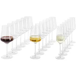 Ritzenhoff Gläserset , Transparent , Glas , 18-teilig , 55.9x34.6x31.2 cm , Fsc, Made in Germany , Gläser, Gläsersets