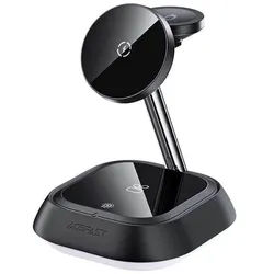 E16 LED 3-in-1 wireless charger (black)