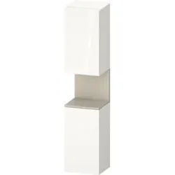 Duravit Hochschrank Qatego 40x36x1760cm, 2 T, An l, T matt/weiß hgl