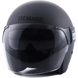 Blauer Pod Monochrome Jethelm, schwarz-grau, Größe XL für Männer