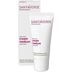 Santaverde Aloe Vera Creme medium ohne Duft