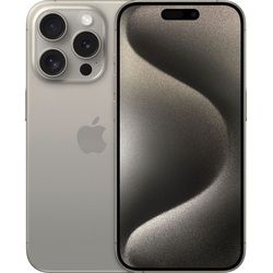 APPLE Smartphone "iPhone 15 Pro 1TB" Mobiltelefone silberfarben (natural titanium) iPhone