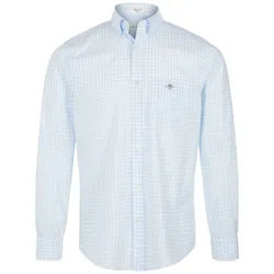 La chemise 100% coton GANT bleu