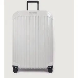 Piquadro PQ-Light 4-Rollen Trolley Koffer 75cm; glänzend Grau