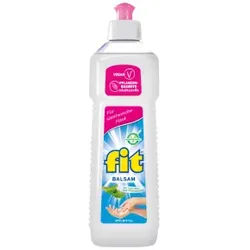 Fit Balsam Spülmittel, Aloe Vera, Hautfreundliches Reinigungsmittel für glänzendes Geschirr, 500 ml - Flasche