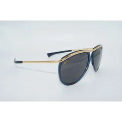 Ray-Ban Sonnenbrille RAY BAN Sonnenbrille Sunglasses RB 2219 1370B1 Olympian Aviator blau|goldfarben