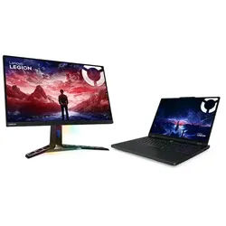 Lenovo Legion Pro 5i Gen 10 16-U9-5070TI-32-1TB + Monitor Y32p Intel® Core Ultra 9 275HX Prozessor E-Kerne bis zu 4,60 GHz P-Kerne bis zu 5,40 GHz, Windows 11 Home 64, 1 TB SSD M.2 2280 PCIe 4.0 TLC, 16 Inch, Eclipse Black