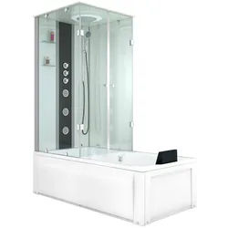 AcquaVapore Whirlpool Wanne Duschtempel Dusche Duschkabine K05-R02 90x180 cm ohne 2K Scheiben Versiegelung
