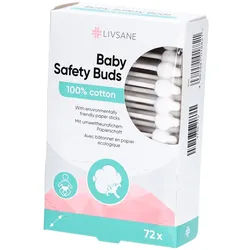 Livsane® Sicherheitswattestäbchen für Babys