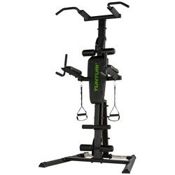 Xxxl Kraftstation , Schwarz , Holz, Kunststoff, Metall , 124x218x123 cm , Freizeit & Co, Sport & Fitness, Krafttraining