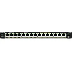 NETGEAR 16-Port High-Power PoE+ Gigabit Ethernet Plus Switch (231W) mit 1 SFP Port (GS316EPP) Managed Gigabit Ethernet (10/100/1000) Power over Ethernet (PoE) Schwarz