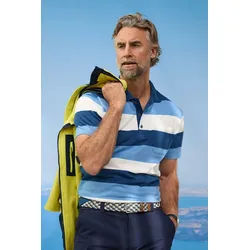 Compass Poloshirt blau M