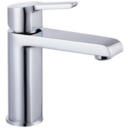 Xora Waschtischarmatur , Chromfarben , Metall , 5.5x16.0x15.0 cm , flexible Anschlussschläuche, Keramikkartusche , Badezimmer, Waschbecken & Armaturen, Armaturen