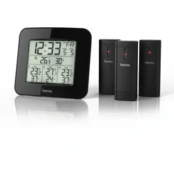 HAMA EWS-Trio Funkwetterstation Digital mit drei Sensoren