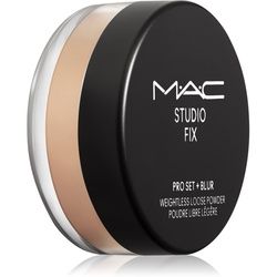 MAC Cosmetics Studio Fix Pro Set + Blur Weightless Loose Powder Mattierender Puder zum Fixieren Farbton Medium Deep 6,5 g