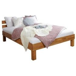 Mid.you Bett , Naturfarben , Holz , Eiche , massiv , 100x200 cm , für Rollrost geeignet, für Lattenrost geeignet , Schlafzimmer, Komplette Schlafzimmer und Serien, Schlafzimmerserien