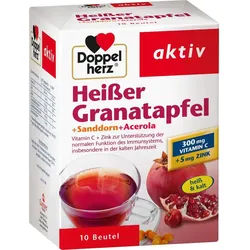 Doppelherz Heißer Granatapfel + Sanddorn + Acerola 10 ST