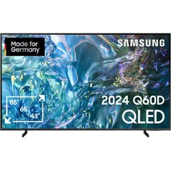 Samsung GQ85Q60DAU QLED-Fernseher (214 cm/85 Zoll, 4K Ultra HD, Smart-TV) grau